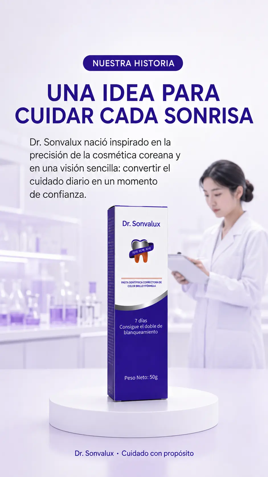 Historia de la marca Dr. Sonvalux